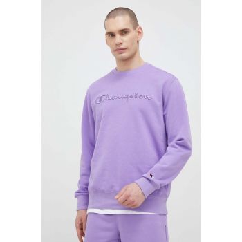 Champion bluza barbati, culoarea violet, cu imprimeu