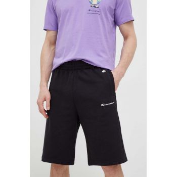 Champion pantaloni scurti barbati, culoarea negru de firma originali