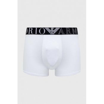 Emporio Armani Underwear boxeri barbati, culoarea alb