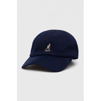 Kangol sapca culoarea albastru marin, cu imprimeu