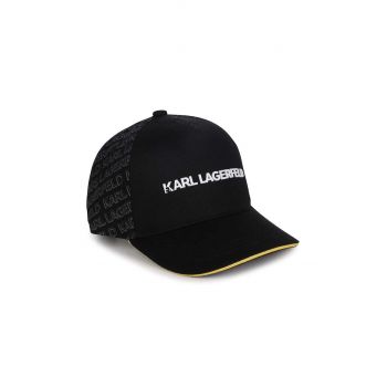Karl Lagerfeld șapcă de baseball pentru copii culoarea negru, modelator