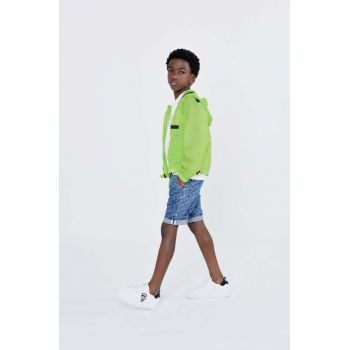 Karl Lagerfeld geaca copii culoarea verde de firma originala