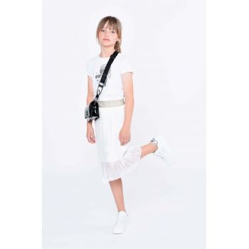 Karl Lagerfeld tricou copii culoarea alb