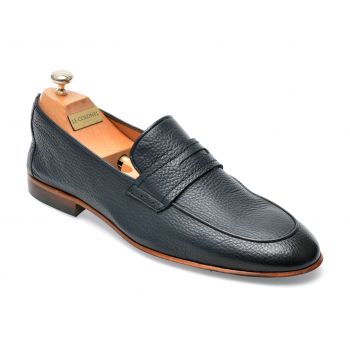 Mocasini LE COLONEL bleumarin, 48585, din piele naturala