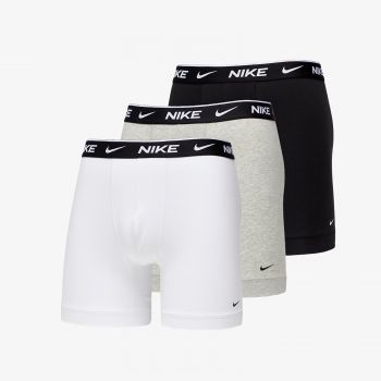 Nike Boxer Brief 3 Pack White/ Grey Heather/ Black la reducere