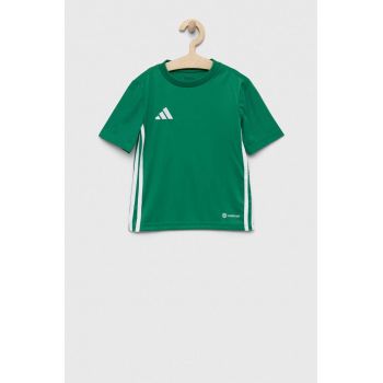 adidas Performance tricou copii TABELA 23 JSY culoarea verde, modelator