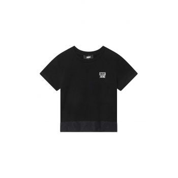 Dkny tricou copii culoarea negru