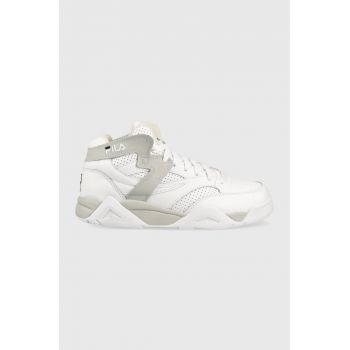 Fila sneakers din piele M-SQUAD culoarea alb