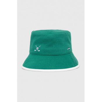 Kangol pălărie cu două fețe culoarea verde de firma originala