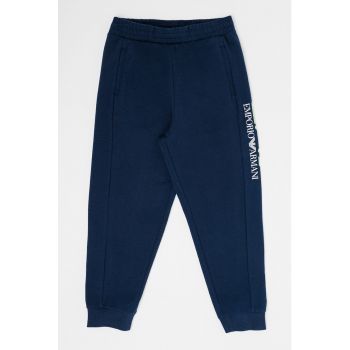 Pantaloni sport cu imprimeu logo