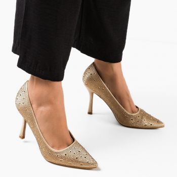 Pantofi dama Frazer Aurii