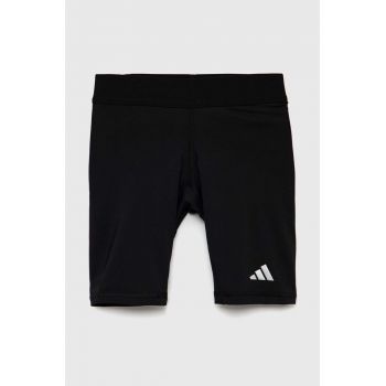 adidas Performance pantaloni scurti copii TF SHRT culoarea negru, neted
