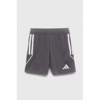 adidas Performance pantaloni scurti copii TIRO 23 SHO culoarea gri, talie reglabila