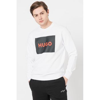 Bluza sport de bumbac cu imprimeu logo Duragol