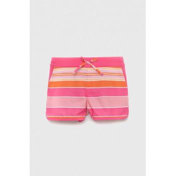 Columbia pantaloni scurti copii Sandy Shores Boardshort culoarea roz, modelator de firma originali