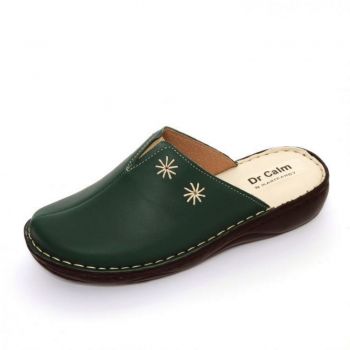 Saboti piele naturala Eden 7006 Verde