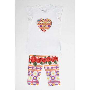 Set de tricou si colanti cu imprimeu etnic