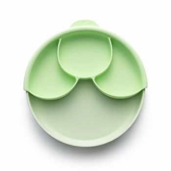 Set diversificare hrana bebelusi Miniware Healthy Meal 3 piese Keylime