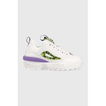 Fila sneakers DISRUPTOR culoarea alb