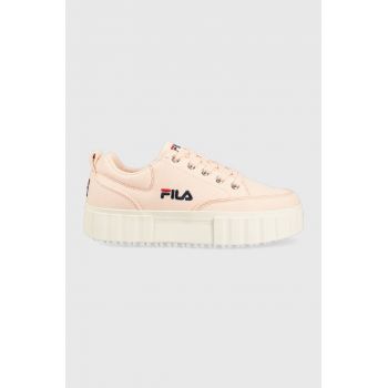 Fila tenisi Sandblast femei, culoarea portocaliu