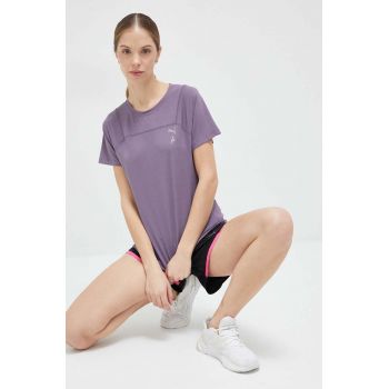Puma tricou de alergare Seasons culoarea violet