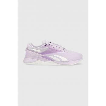 Reebok pantofi de antrenament Nano X3 culoarea violet de firma originali