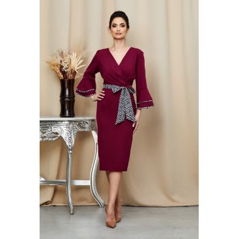 Rochie Celestina Bordo