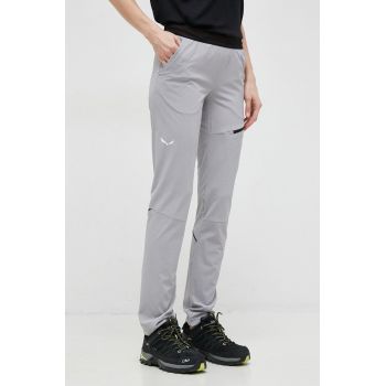 Salewa pantaloni de exterior Pedroc 2 DST culoarea gri