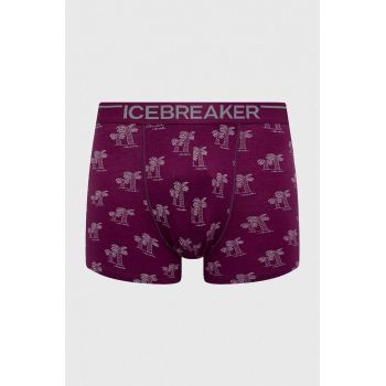 Icebreaker lenjerie functionala Merino Anatomica culoarea violet