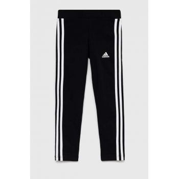 adidas leggins copii G 3S culoarea negru, cu imprimeu de firma originali