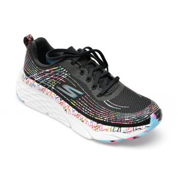 Pantofi sport SKECHERS negri, MAX CUSHIONING ELITE, din material textil