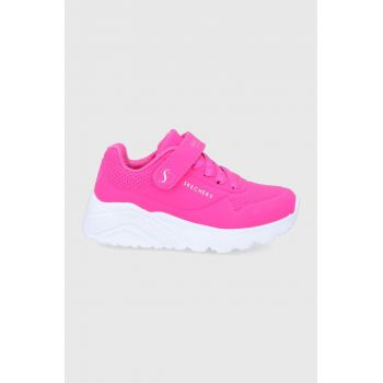 Skechers pantofi copii culoarea roz