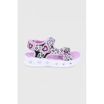 Skechers Sandale copii culoarea alb
