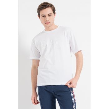 Tricou regular fit de bumbac cu imprimeu logo