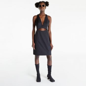 Calvin Klein Jeans Open Back Strap Utility Dress Black