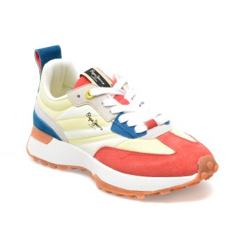 Pantofi sport PEPE JEANS multicolor, LS31485, din piele ecologica