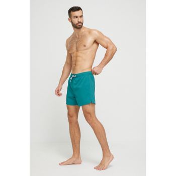 Abercrombie & Fitch pantaloni scurti de baie culoarea verde ieftin