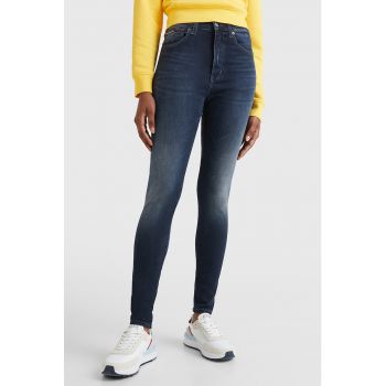 Blugi skinny cu talie inalta Sylvia