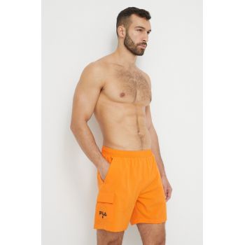 Fila pantaloni scurti de baie culoarea portocaliu de firma original