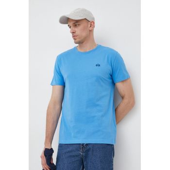 La Martina tricou din bumbac cu imprimeu