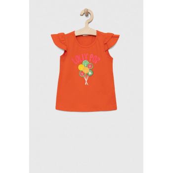 Birba&Trybeyond tricou bebe culoarea portocaliu