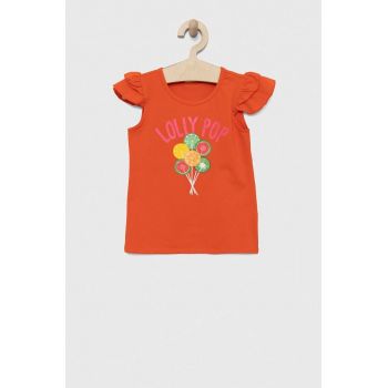 Birba&Trybeyond tricou copii culoarea portocaliu