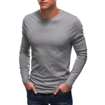 Bluza din bumbac cu decolteu la baza gatului