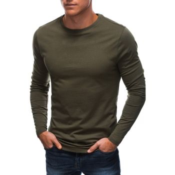 Bluza din bumbac cu decolteu la baza gatului