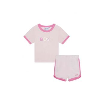 BOSS compleu bebe culoarea roz de firma original