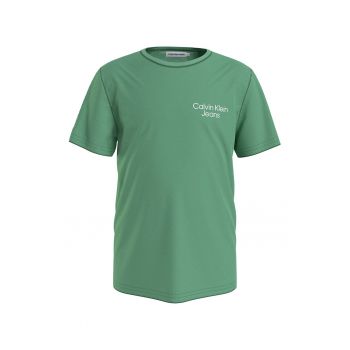 Tricou din amestec de bumbac organic cu logo