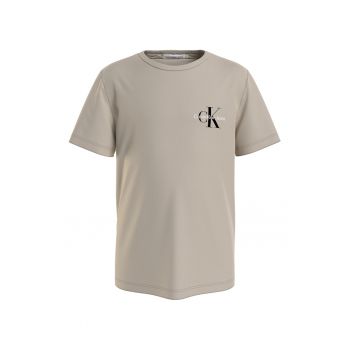 Tricou regular fit din amestec bumbac organic