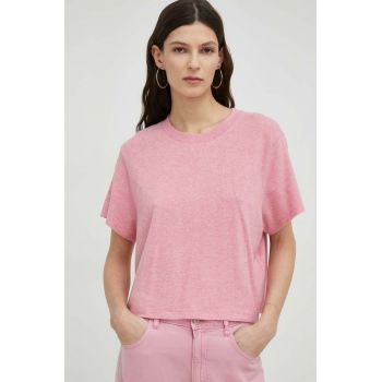 American Vintage tricou femei, culoarea roz ieftin
