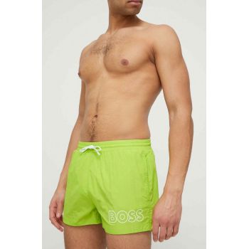 BOSS pantaloni scurti de baie culoarea verde