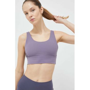 JOYINME sutien yoga Base Ease culoarea violet, modelator ieftin